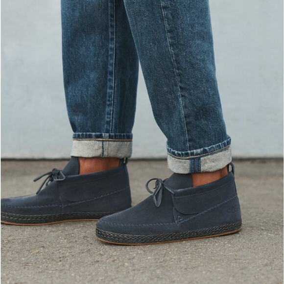 UGG Women's SZ 8 Woodlyn Moc In Navy Blue Style Number 1084814 - Picture 1 of 9